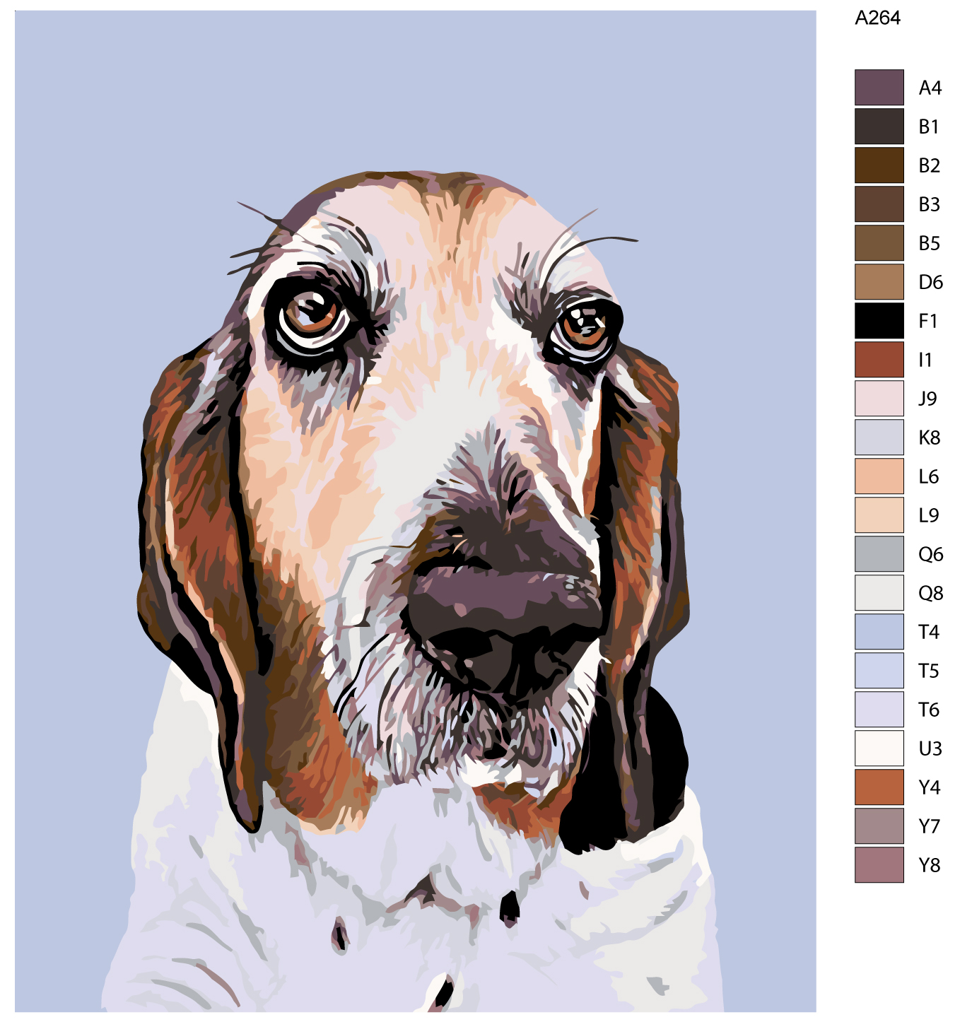 

Картина по номерам, 40 x 50, A264, A264