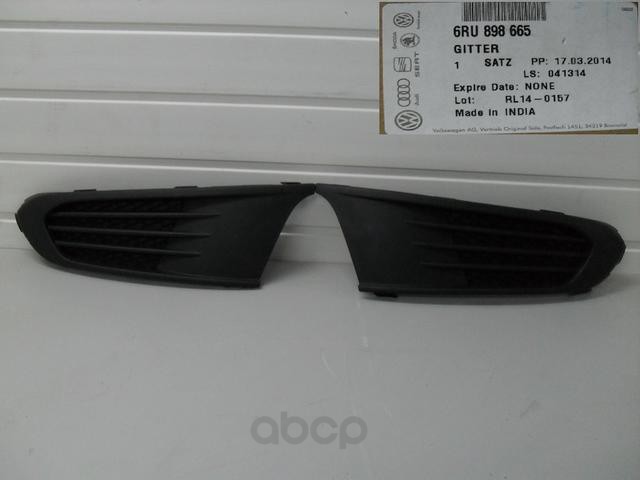 

Решетка бампера VAG 6RU898665