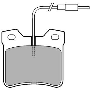 

Тормозные колодки DELPHI дисковые LP667