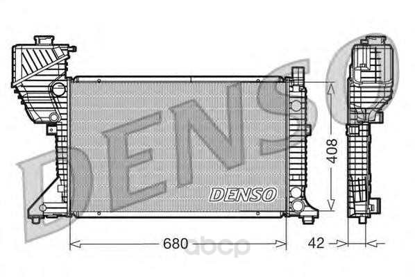 

Радиатор 680x408 Denso DRM17011
