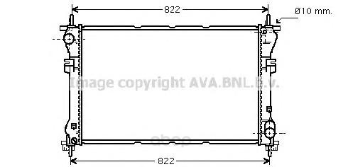 фото Радиатор охлаждения двигателя ava fd2320