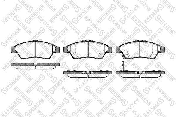 

Тормозные колодки Stellox дисковые 886001BSX
