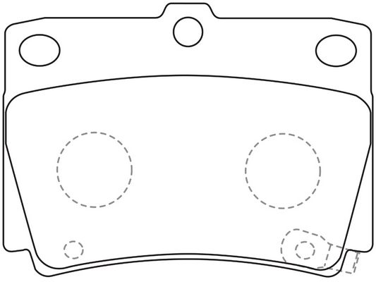 

Тормозные колодки FIT дисковые FP0733