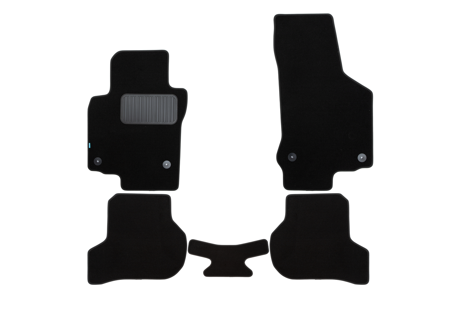 

Коврики в салон Klever Premium для VOLKSWAGEN Golf GTI 2009-2012, 5 шт. текстиль