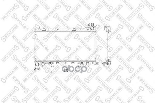

Радиатор системы охлаждения Stellox 1025051SX