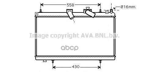 

Радиатор системы охлаждения AVA QUALITY COOLING PE2296