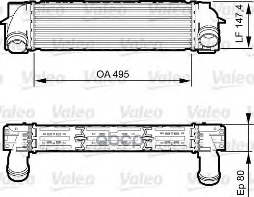 

Интеркулер Valeo 818252