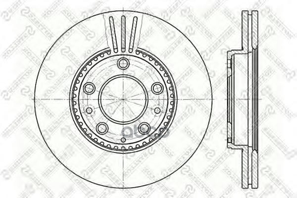 фото Тормозной диск stellox 60203245vsx