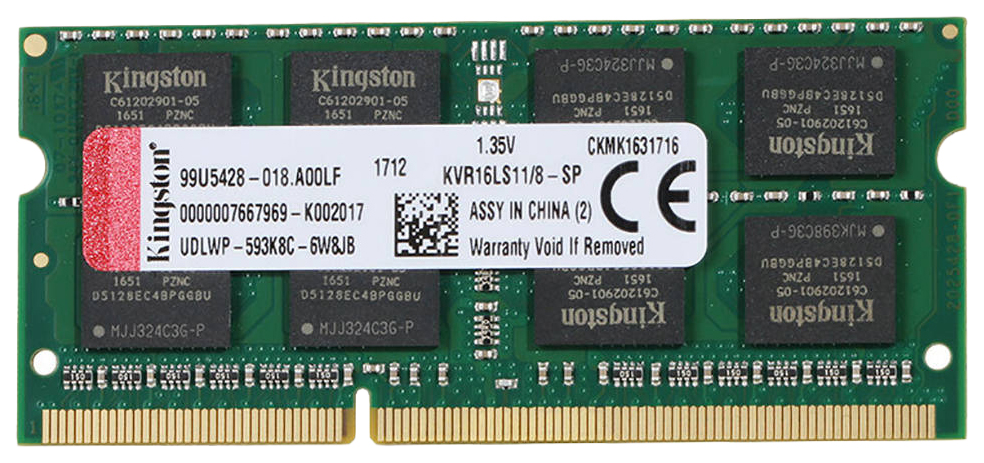 Память kingston отзывы. Kingston kcp3l16sd8/8. Модуль памяти Kingston kvr16s11/8 DDR - 8 GB. Kingston VALUERAM kvr16s11/8. Kingston Оперативная память на 8 ГБ.