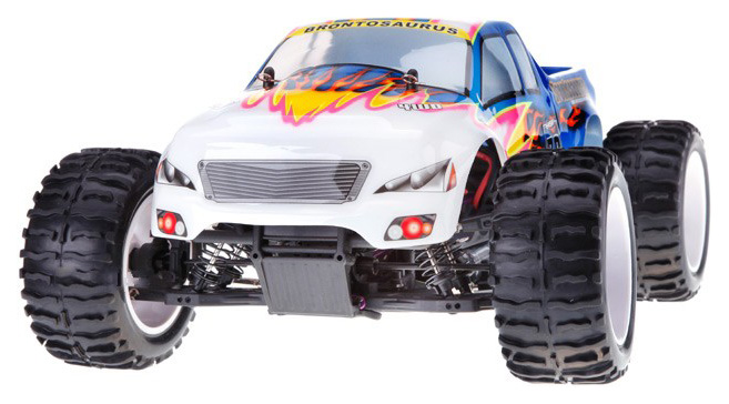 

Радиоуправляемая машинка HSP Brontosaurus 4WD Белый/Синий