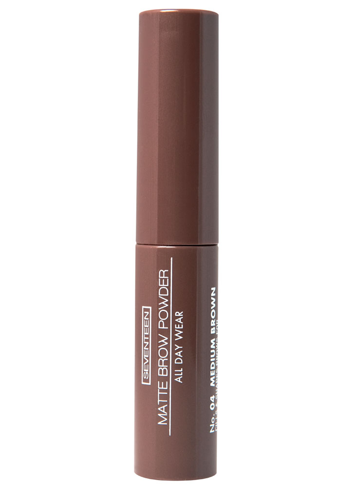 фото Тени-пудра для бровей seventeen matte brow powder all day wear т.04 каштановый