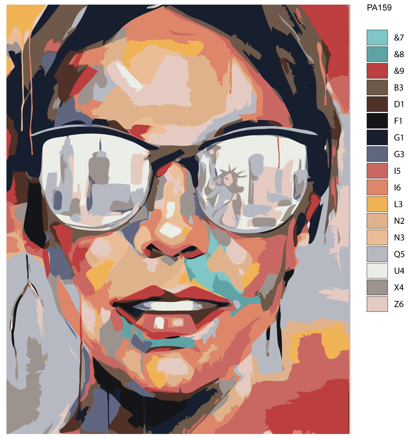 

Картина по номерам, 40 x 50, PA159, PA159