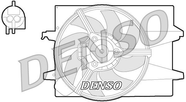 

Вентилятор охлаждения двигателя DENSO DER10004