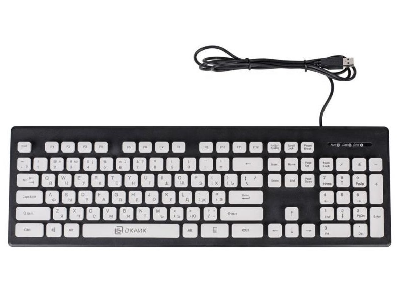 Проводная клавиатура OKLICK 580M Black