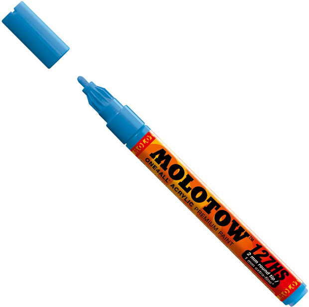 

Маркер акриловый Molotow 127HS One4all 2мм синий, 127HS 2мм Синий