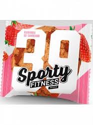 фото Sporty fitness cookie 40 г (вкус: клубника) низкокалорийное фитнес-печенье без сахара
