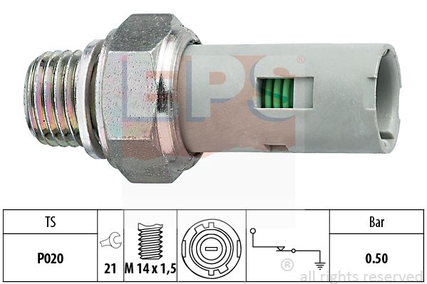 фото Датчик давления масла eps 1.800.151