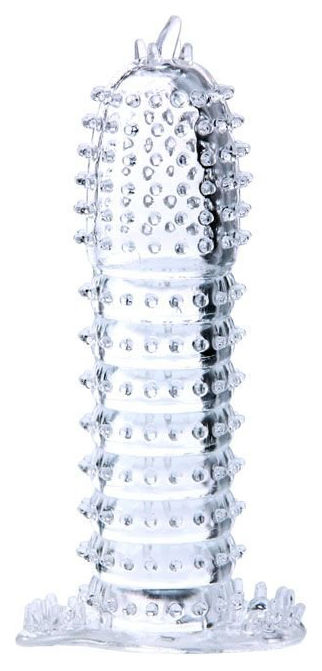 Насадка Baile с закрытой головкой прозрачный 14 см прозрачный