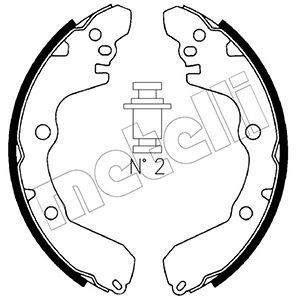 

Комплект тормозных колодок METELLI 53-0256