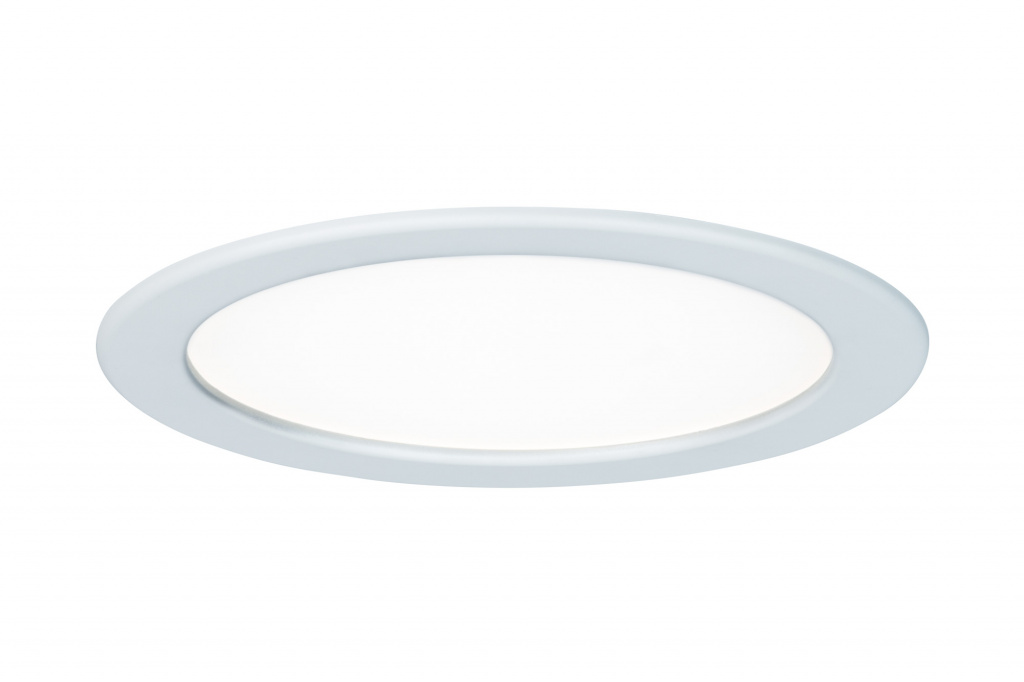 фото Светильник qual ebl panel rd led 1x18w 4000k ws/kst 92060 paulmann