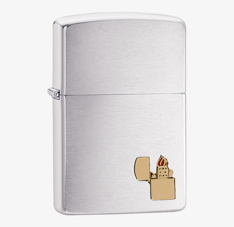 

Бензиновая зажигалка Zippo Lighter Emblem 29102 Brushed Chrome, Lighter Emblem 29102
