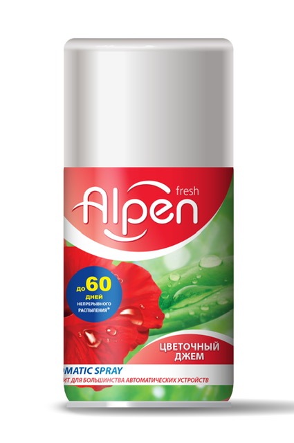 

Освежитель воздуха Alpen Fresh цветочный джем сменный баллон 250 мл