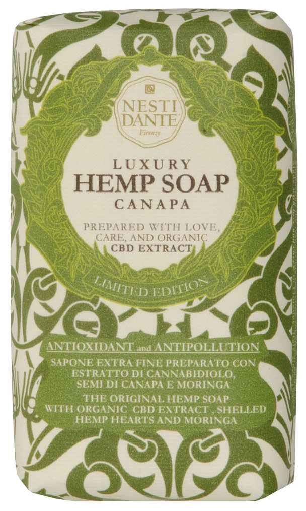 Косметическое мыло Nesti Dante Luxury Hemp Soap Роскошное Конопляное 250 г косметическое мыло nesti dante философия 6 150 г