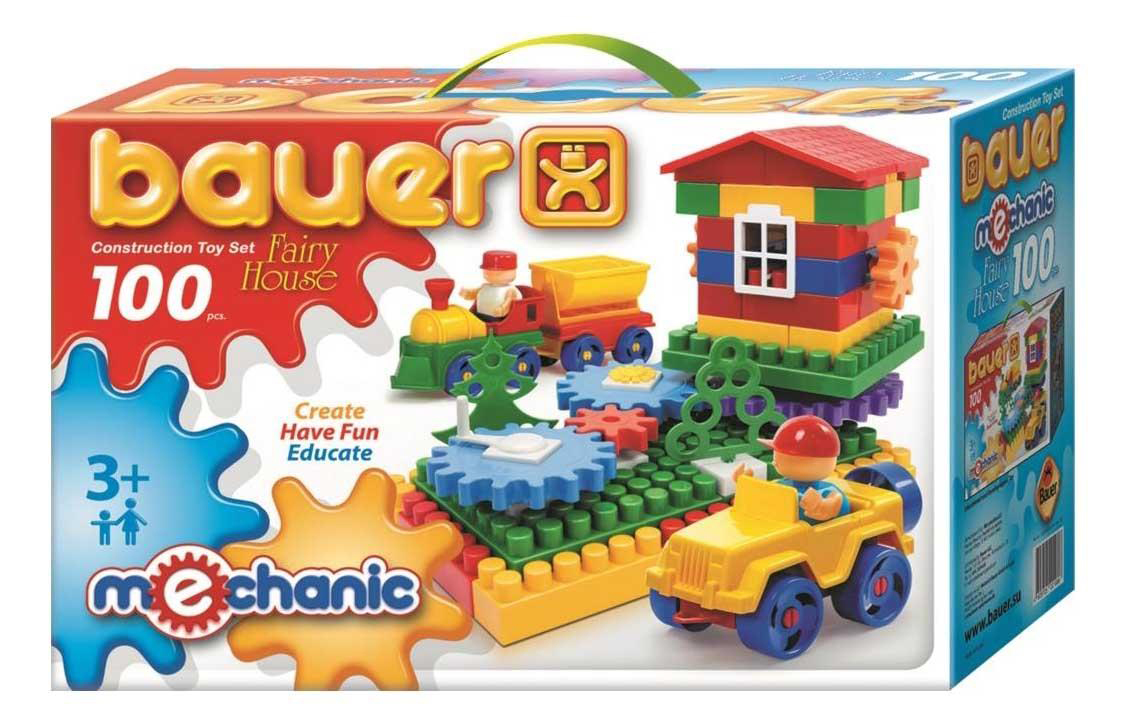 

Конструктор bauer серии mechanic fairy house (избушка), 100 эл., Механик