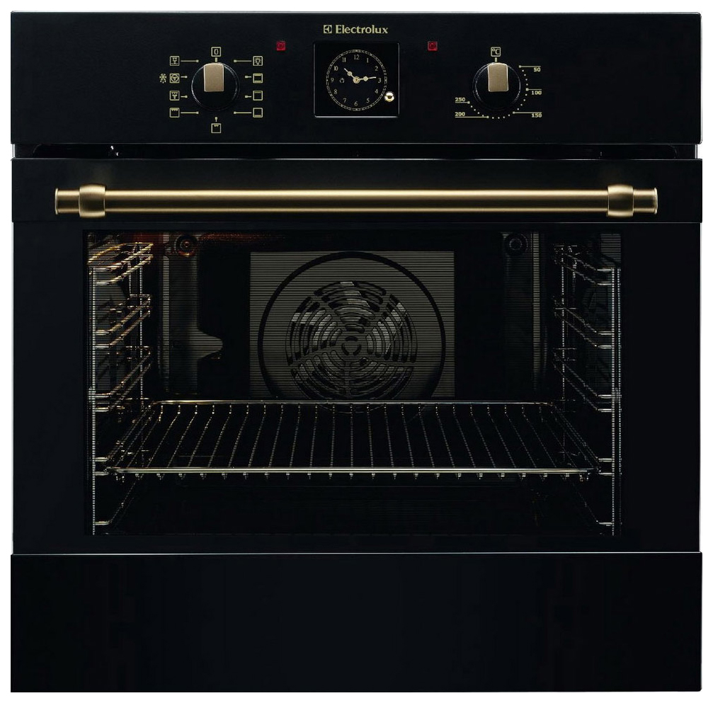 фото Встраиваемый электрический духовой шкаф electrolux eob3400bor black