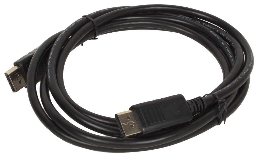 фото Кабель vcom displayport-displayport, m-m 2м black (cg590-2m)