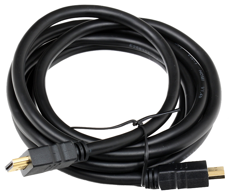 Кабель VCOM HDMI - HDMI 2м Black (THD6000E)