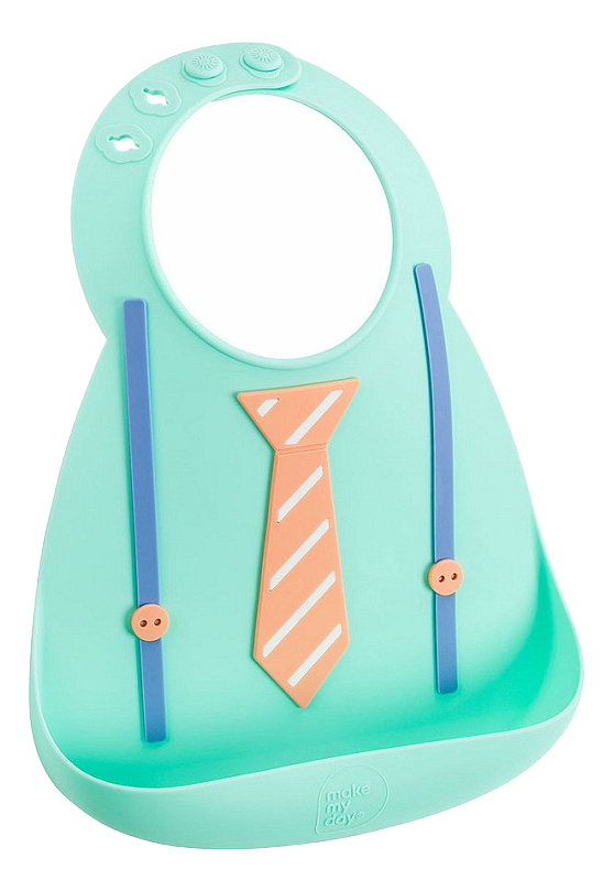 фото Нагрудник make my day baby bib tie & suspender