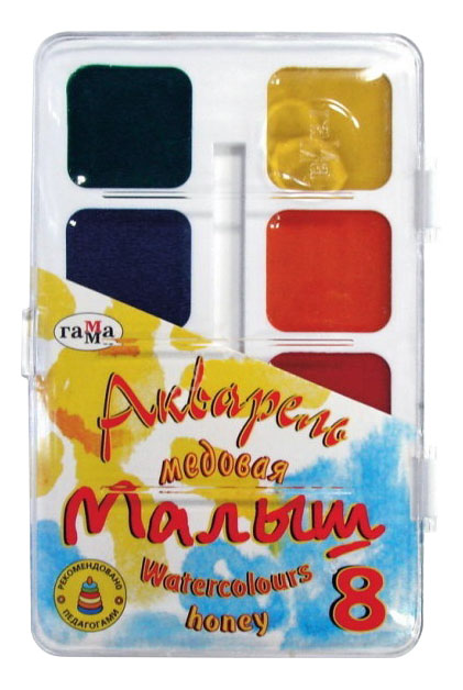

Акварель Гамма Малыш 8 цв, Малыш