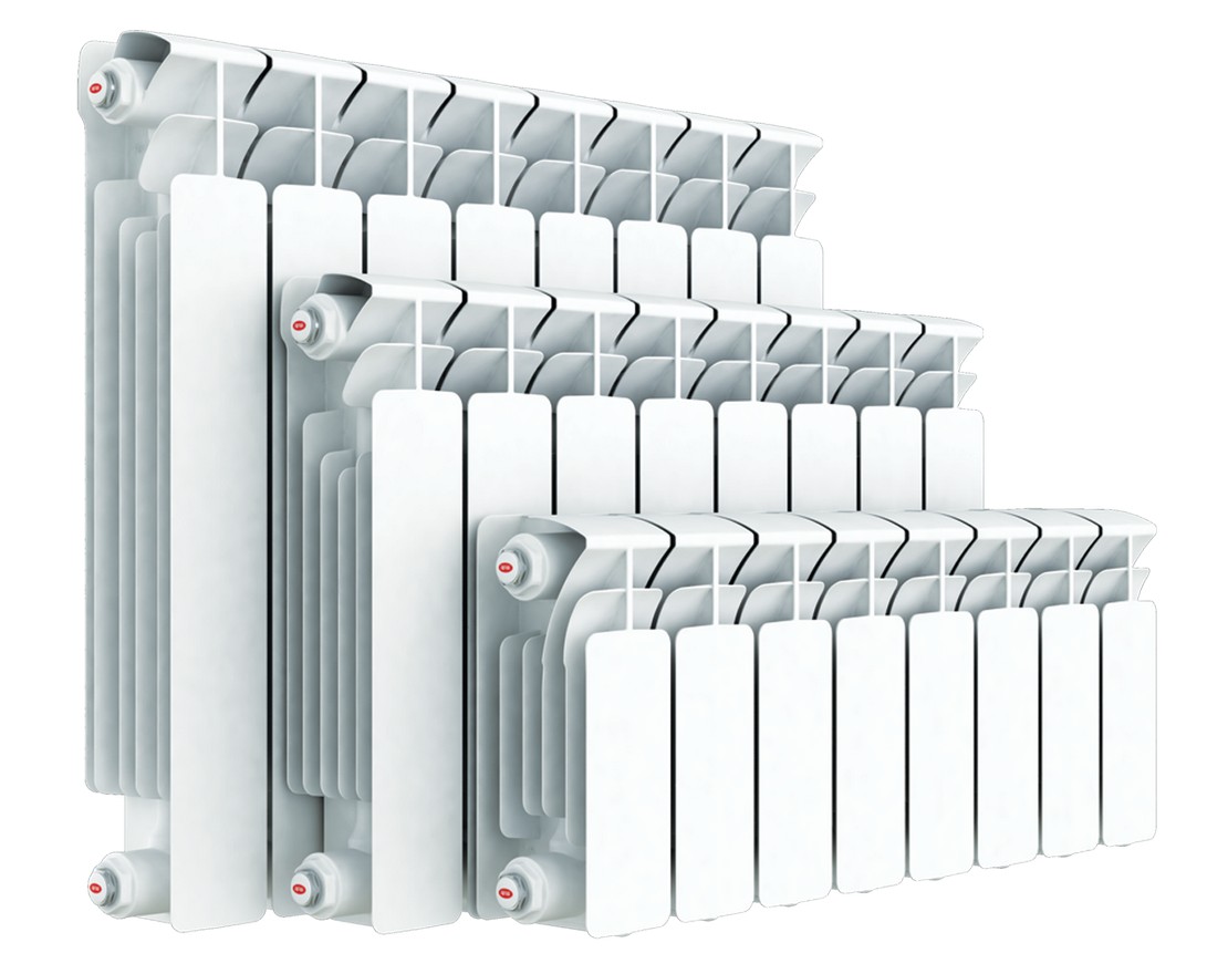 Биметаллический радиатор RIFAR Base 500 7 секций белый (RB50007) радиатор биметаллический rifar base ventil 500 мм 12 секций 3 4 нижнее правое подключение белый