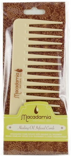 

Гребень для волос, пропитанный маслом арганы и макадамии MACADAMIA Natural Oil