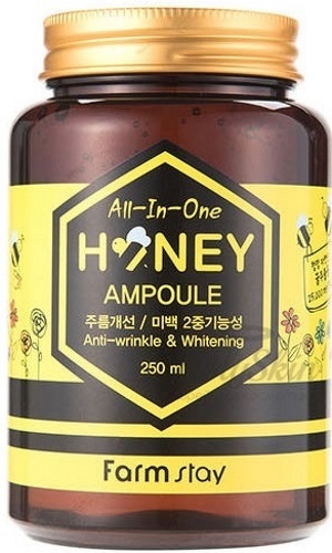 фото Ампульная сыворотка с медом farmstay all-in-one honey ampoule, 250 мл