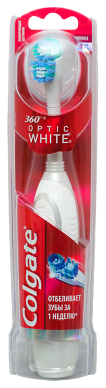 Электрическая зубная щетка Colgate 360 Optic White электрическая зубная щетка nobrand shuke sk 601 white