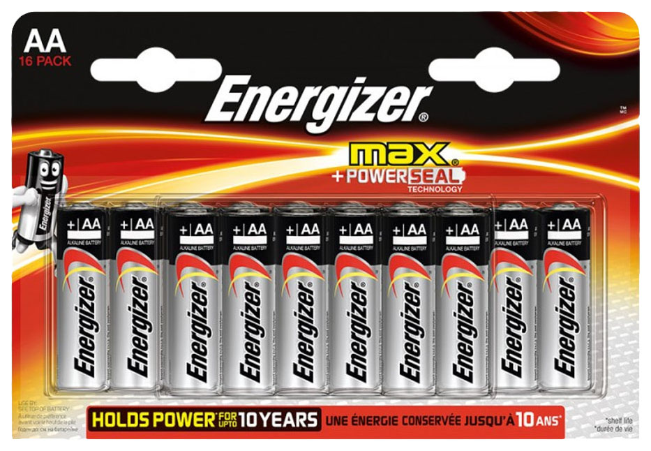 

Батарейка Energizer MAX 16 шт, Energizer-1