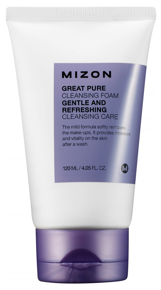 

Средство для умывания MIZON Great Pure Cleansing Foam 120 мл, great Pure Cleansing Foam