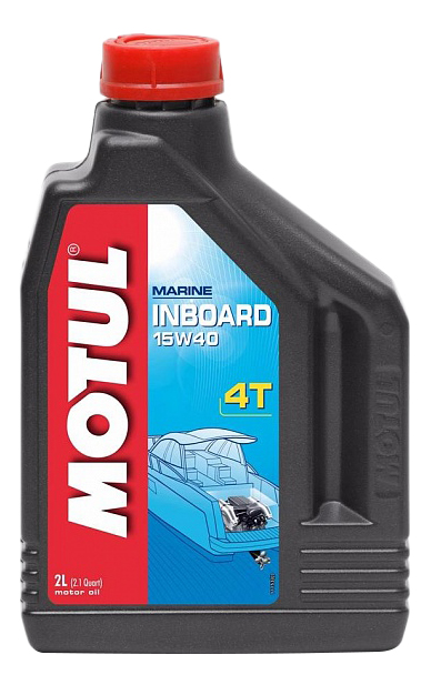 фото Моторное масло motul inboard 4t 15w-40 2л