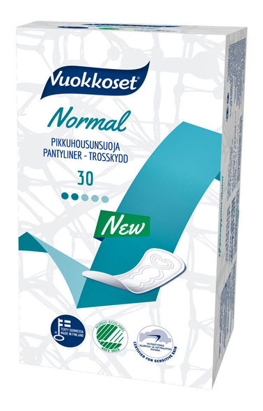 

Прокладки Vuokkoset (Вуоккосет), женские, Normal pantyliner , 30 шт, normal pantyliner 30 шт.