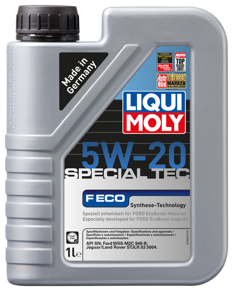 фото Моторное масло liqui moly special tec f eco 5w20 1 л