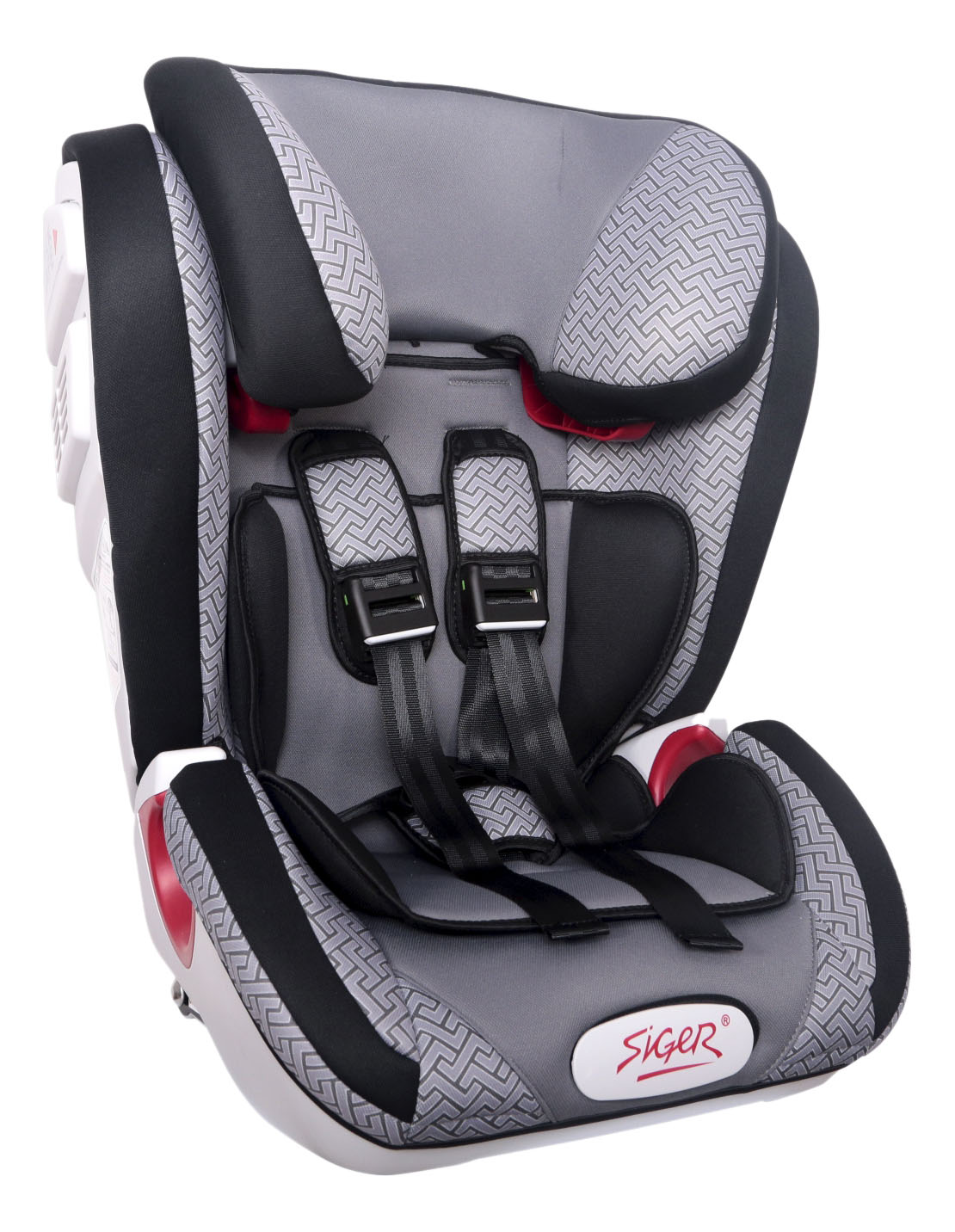 фото Автокресло siger индиго isofix art цв.серый гр.1/2/3