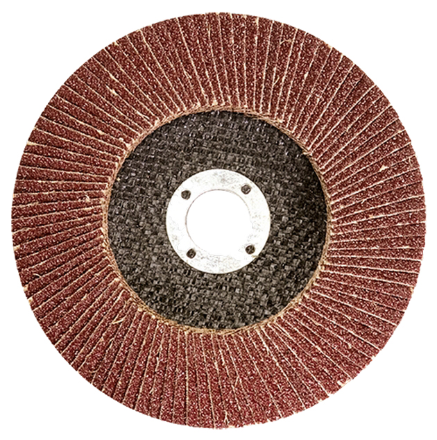 Круг лепестковый шлифовальный для шлифовальных машин MATRIX 74075 P 80, 180 х 22,2 мм торцевой лепестковый круг matrix
