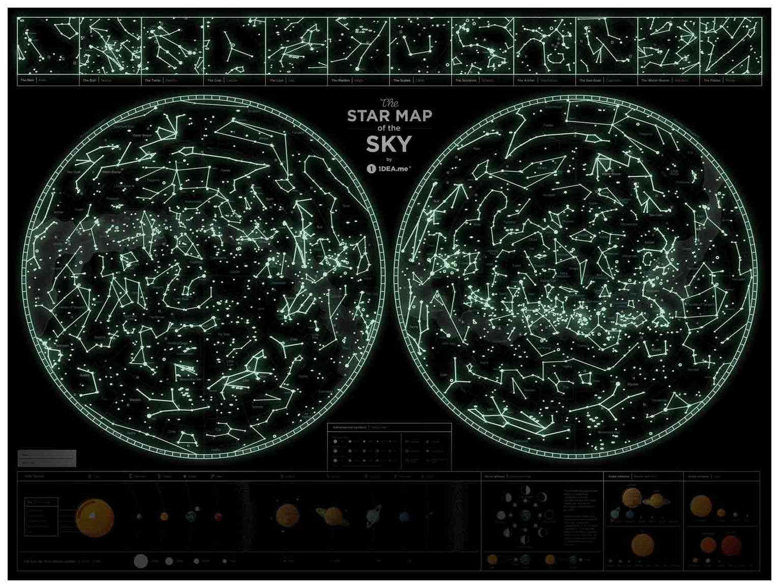Найденные карты звездного неба