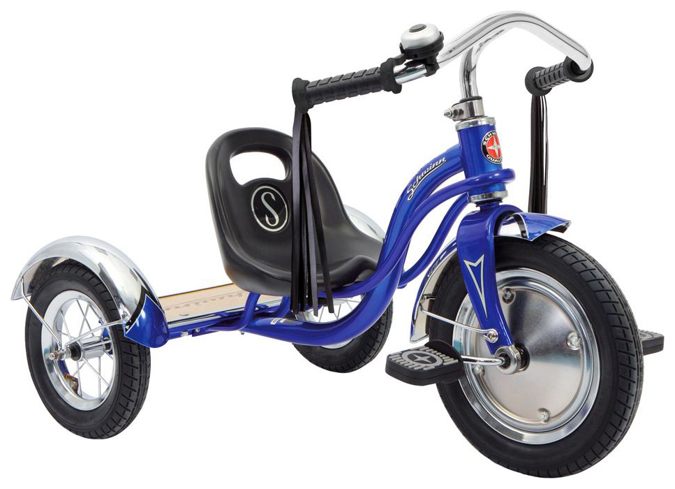 фото Велосипед трехколесный schwinn roadster trike blue