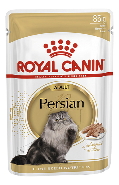 

Влажный корм для кошек ROYAL CANIN Persian, мясо, 85г, Feline Breed Nutrition Persian
