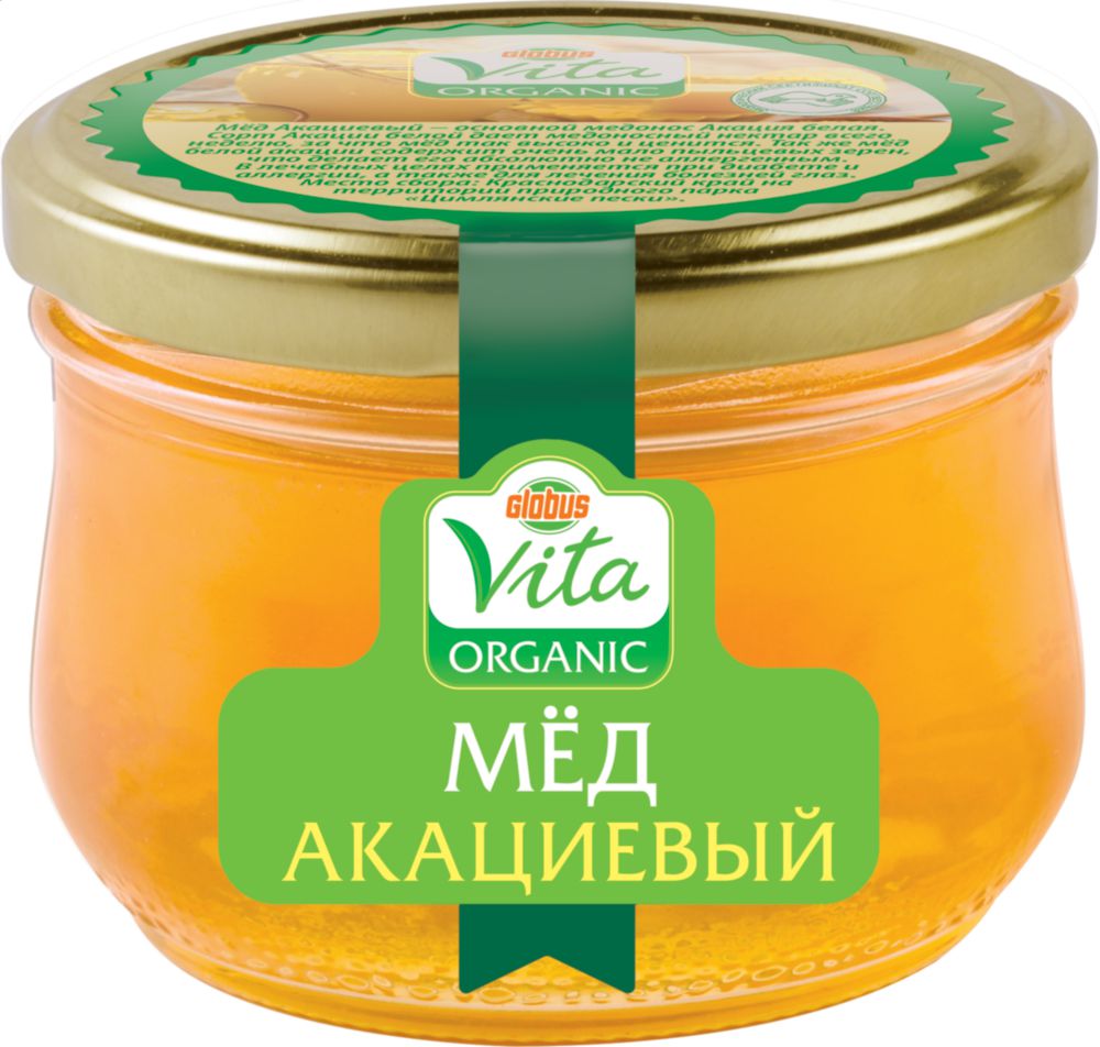 

Мед акациевый Глобус Вита оrganic 270 г