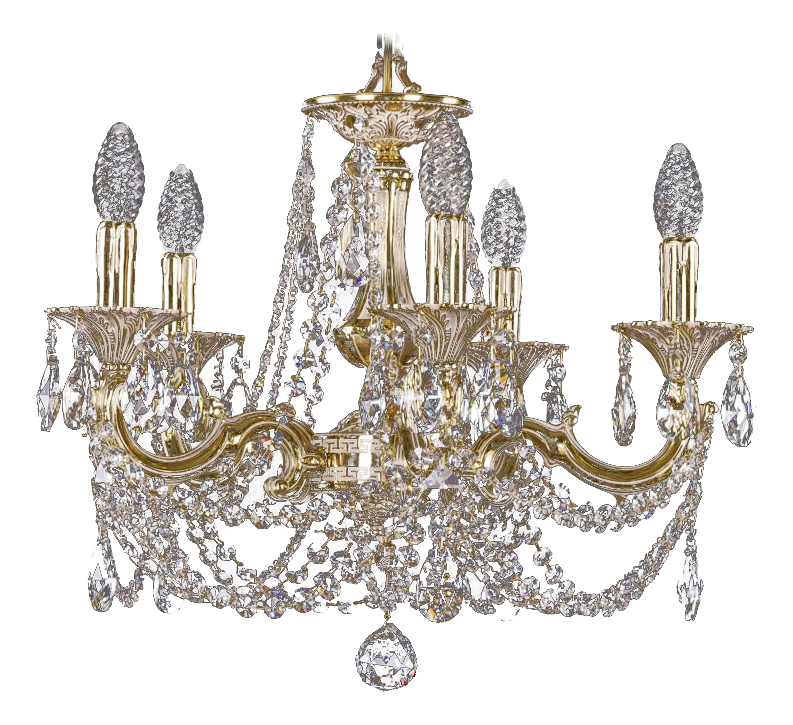 

Люстра потолочная Bohemia Ivele Crystal 1701/5/181/C/GI, 1701/5/181/C/GI