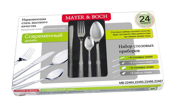 фото Набор столовых приборов mayer&boch mb-22466 24 пр